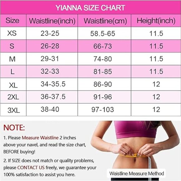 YIANNA Waist Trainer for Women Latex *NEW* - Picture 5 of 7